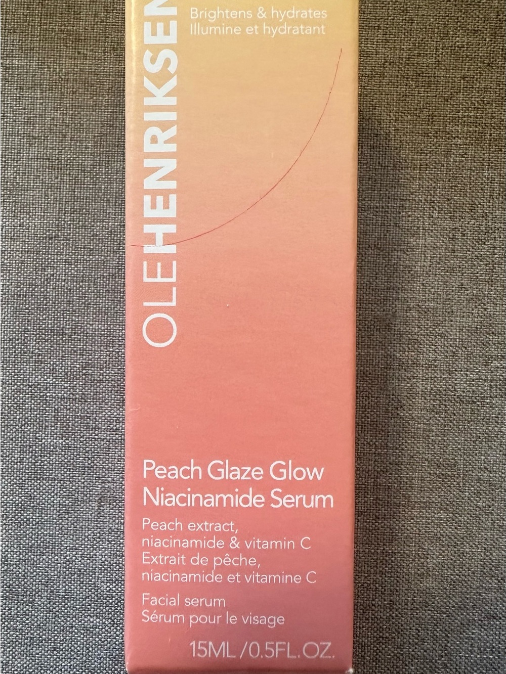 OLEHENRIKSEN Peach Glaze Glow Niacinamide Serum with Vitamin C .5 oz/15 ml